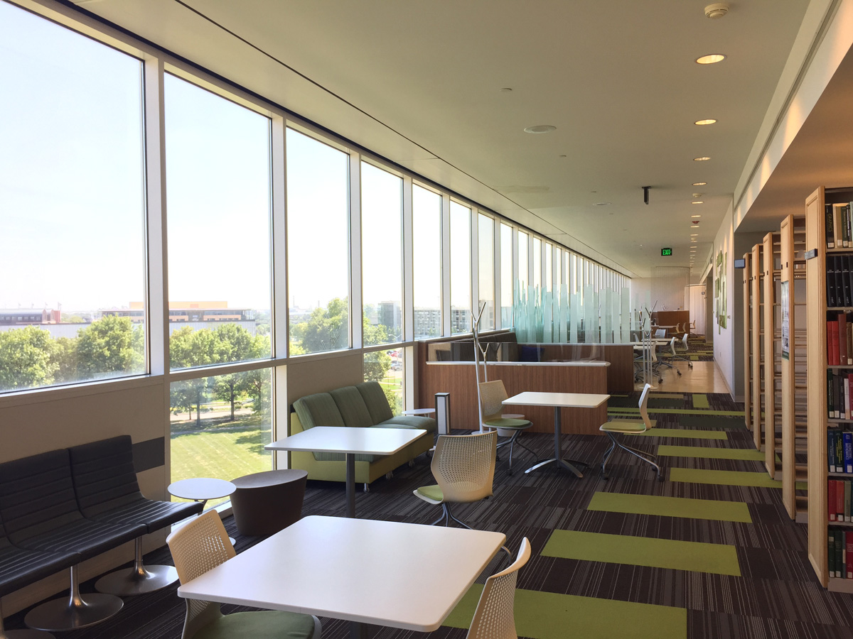 Quiet study space in Indianapolis